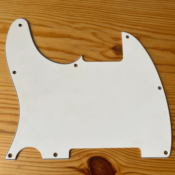 Unbranded  Left Handed Esquire Pickguard Relic/Distressed White