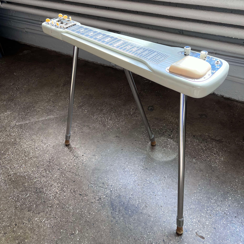 White High Steel Lap Steel by Fender 1956 - White - 14