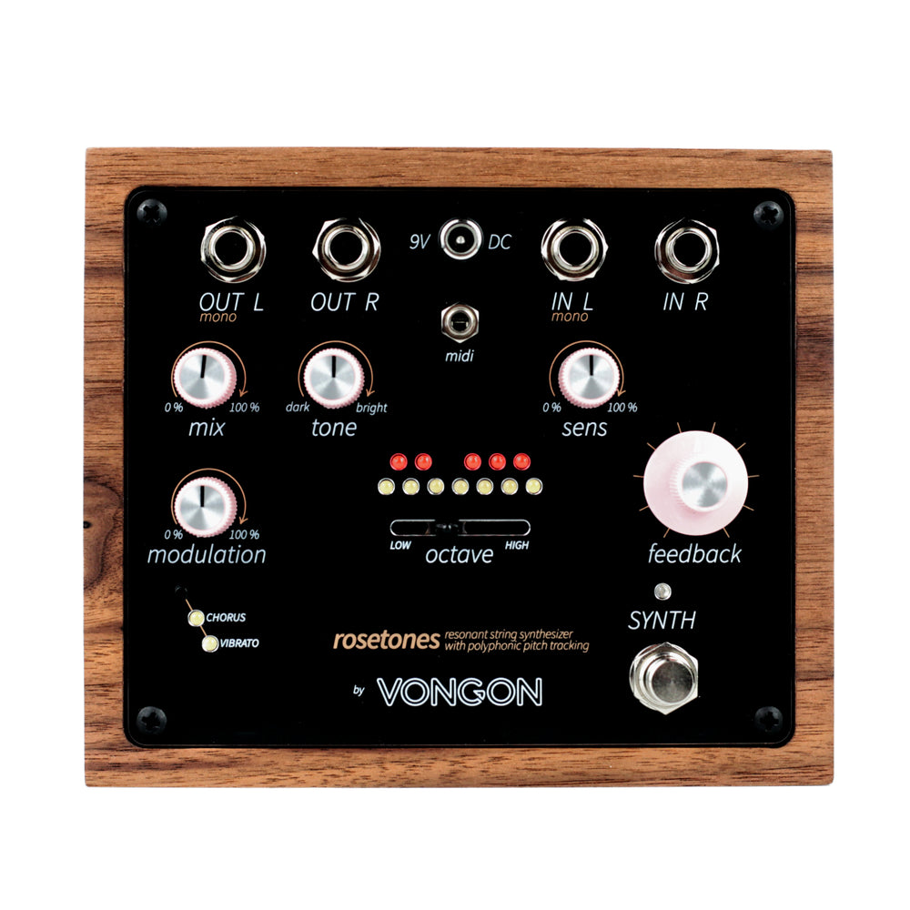 Vongon Rosetones Polyphonic Resonant String Synthesizer Effect