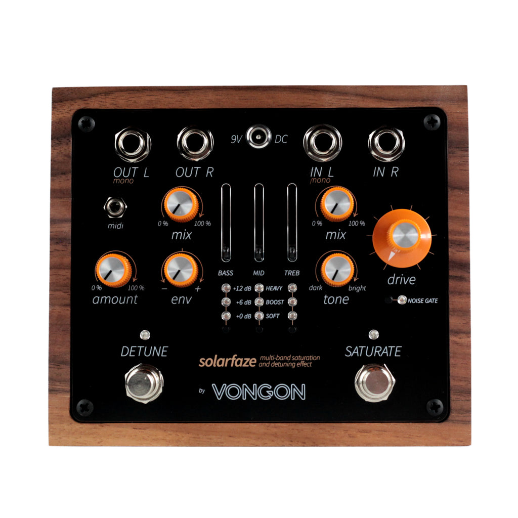 Vongon Solarfaze Multi-Band Saturation & Detuning Effect - Black & Walnut - 1