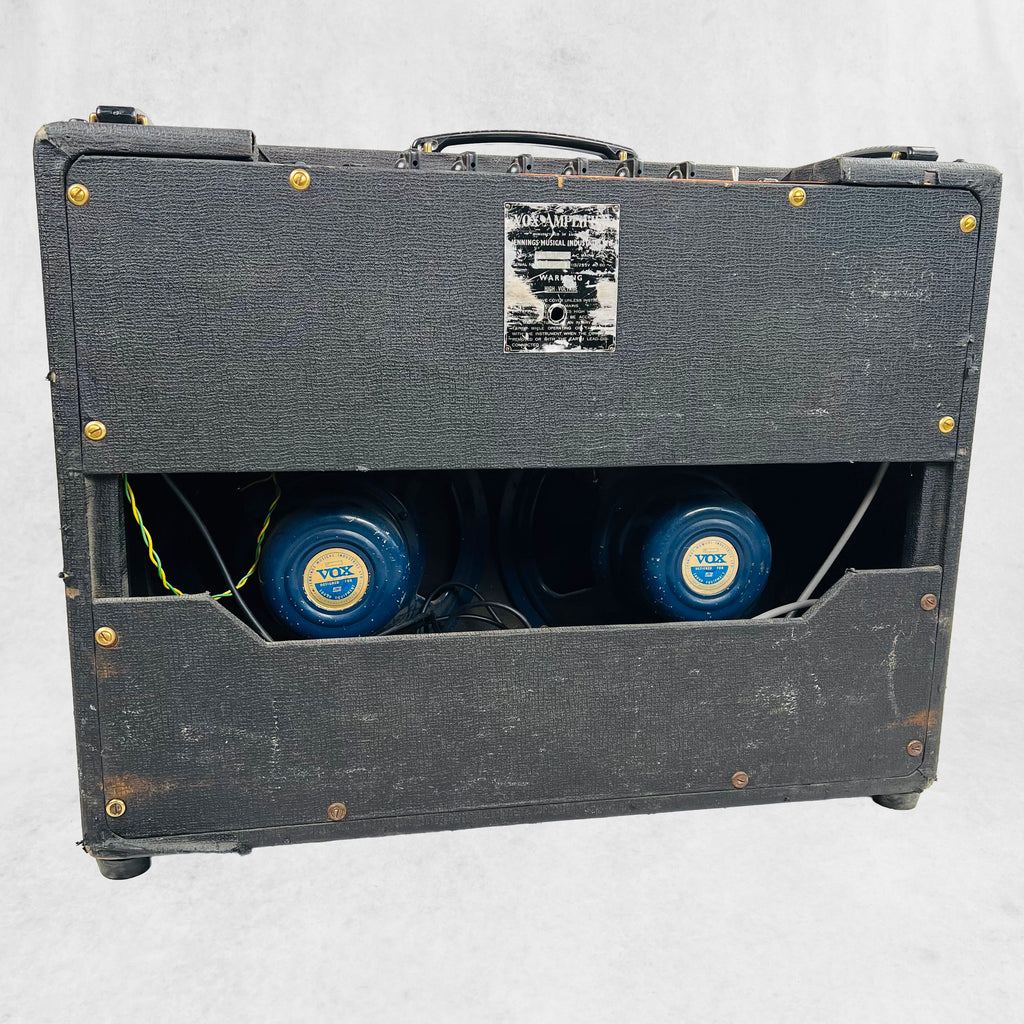 Vox AC15 Twin Bass 2x12" Combo Amplifier 1963 - Black - 11