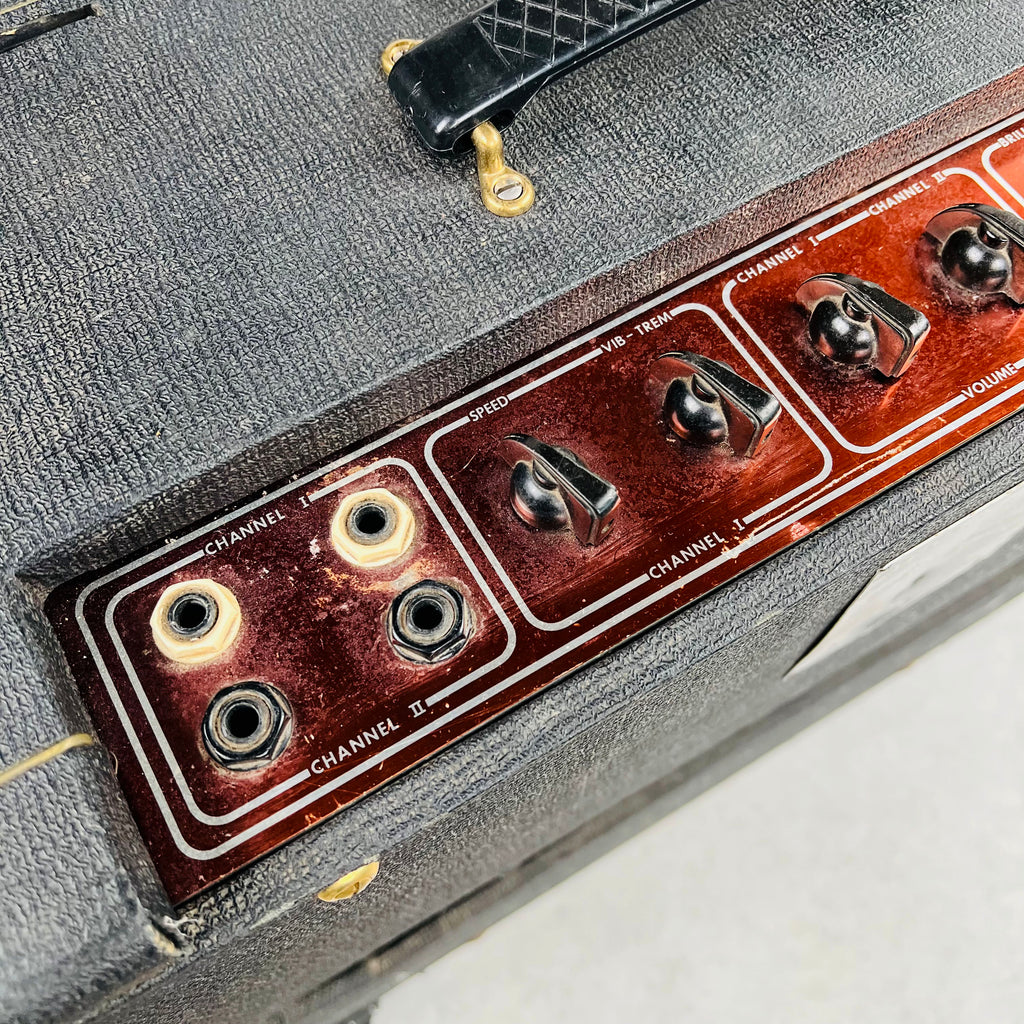 Vox AC15 Twin Bass 2x12" Combo Amplifier 1963 - Black - 8
