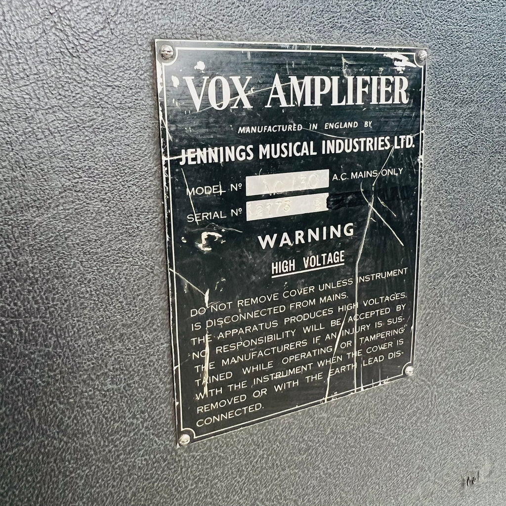 Vox AC30/6 Bass 2x12" Combo Amplifier 1964 - Black - 10