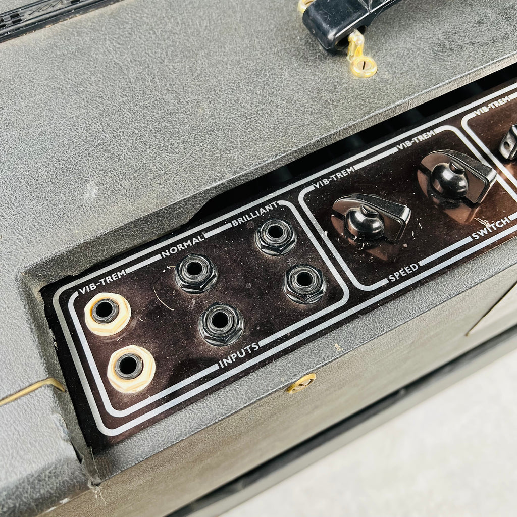 Vox AC30/6 Bass 2x12" Combo Amplifier 1964 - Black - 11