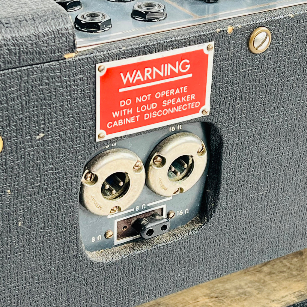 1965 Vox AC50 50w Vintage Guitar Amplifier Head - Black - 16
