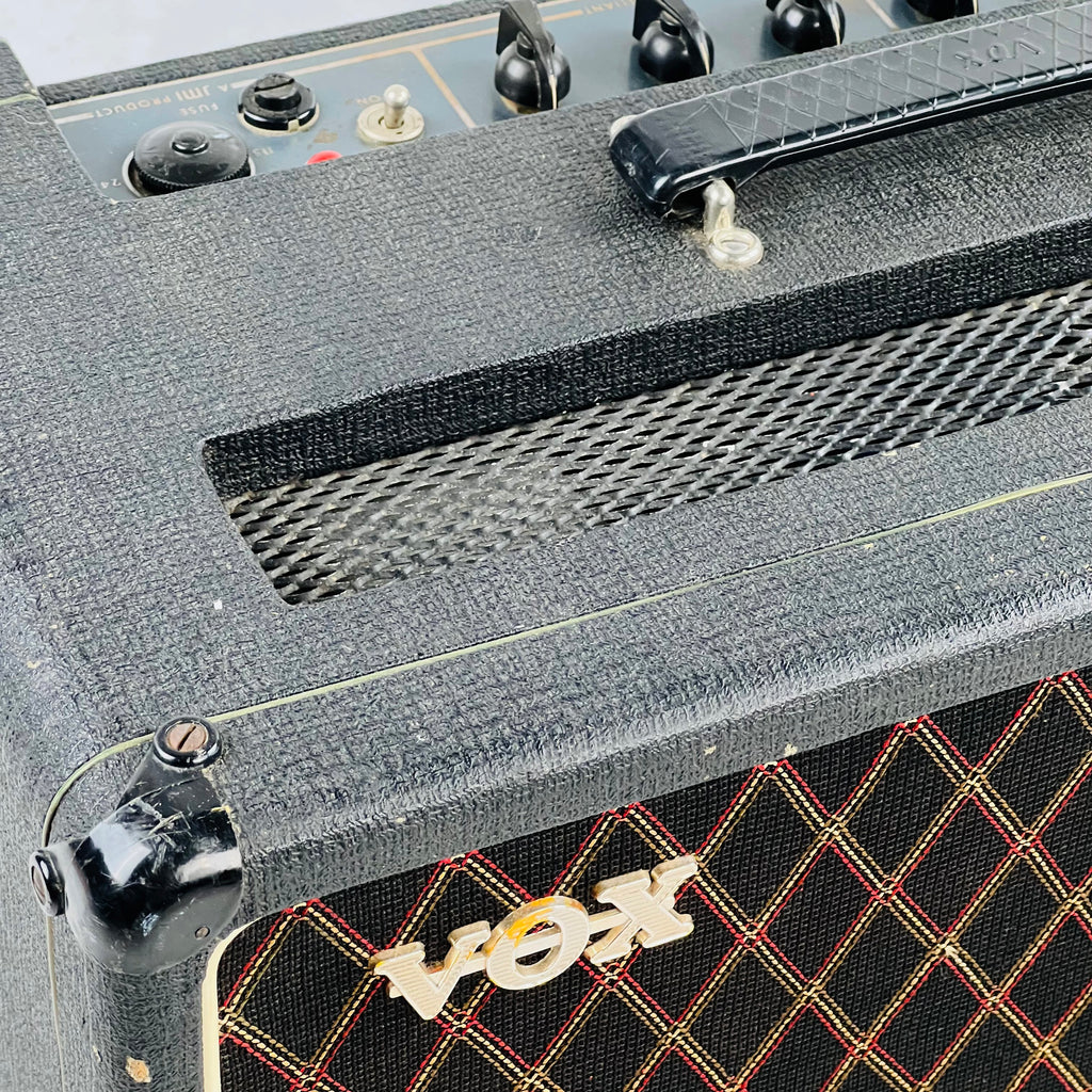 1965 Vox AC50 50w Vintage Guitar Amplifier Head - Black - 5