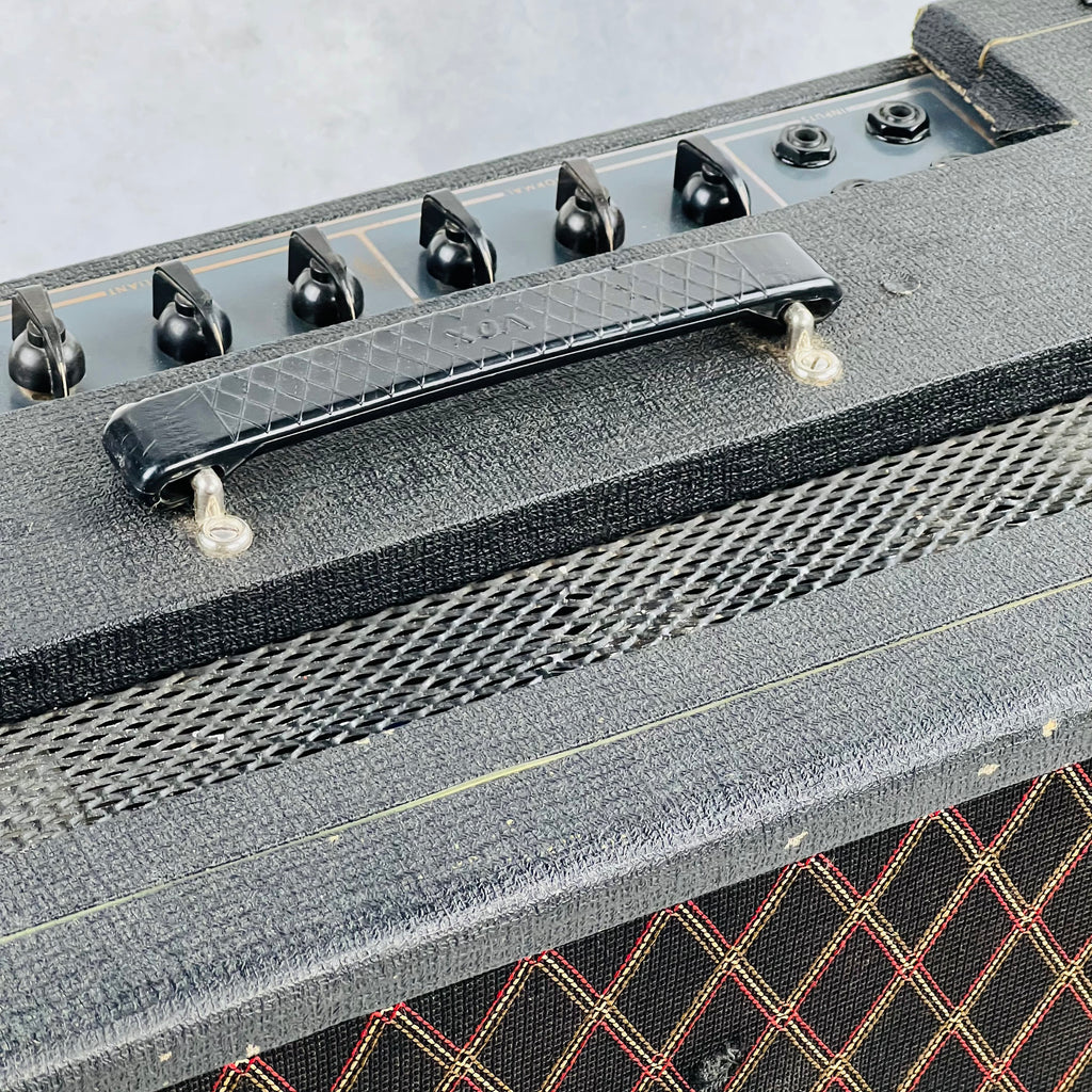 1965 Vox AC50 50w Vintage Guitar Amplifier Head - Black - 6