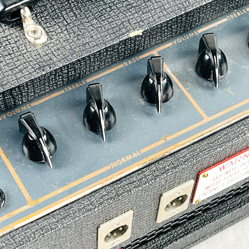 1965 Vox AC50 50w Vintage Guitar Amplifier Head - Black - 13