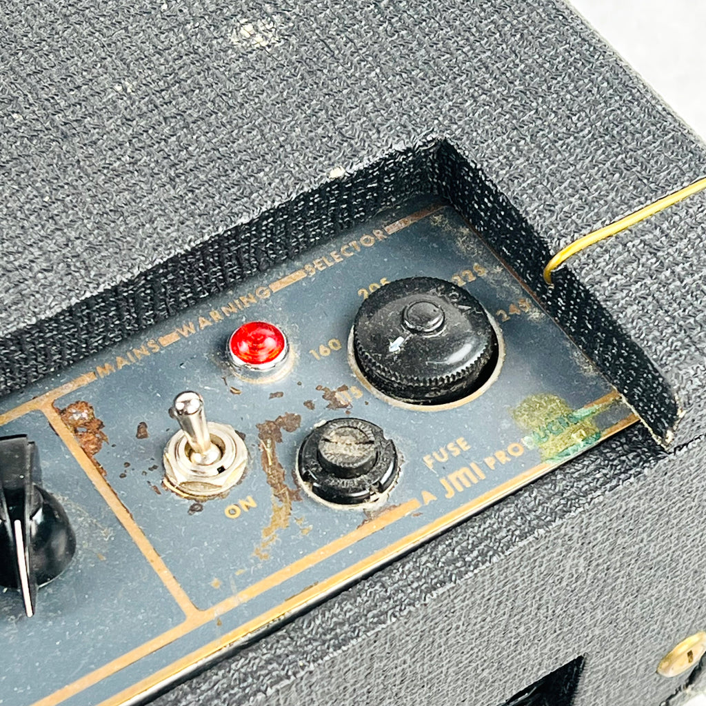 1965 Vox AC50 50w Vintage Guitar Amplifier Head - Black - 15