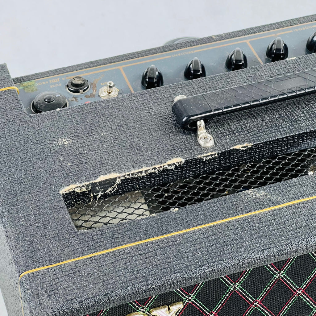 1965 Vox AC50 50w Vintage Guitar Amplifier Head - Black - 6