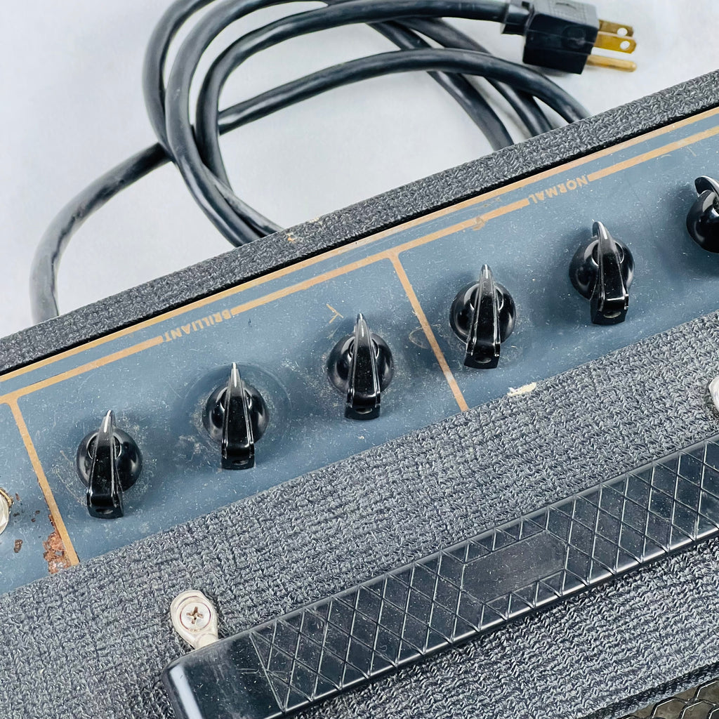1965 Vox AC50 50w Vintage Guitar Amplifier Head - Black - 8