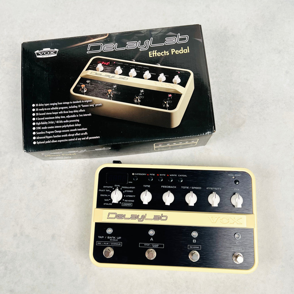 Vox DelayLab Pedal 2010s - Cream - 6