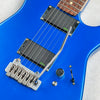 Warmoth Partscaster with EMG Kirk Hammett Bone Breaker Pickups 2020s - Metallic Blue - 6