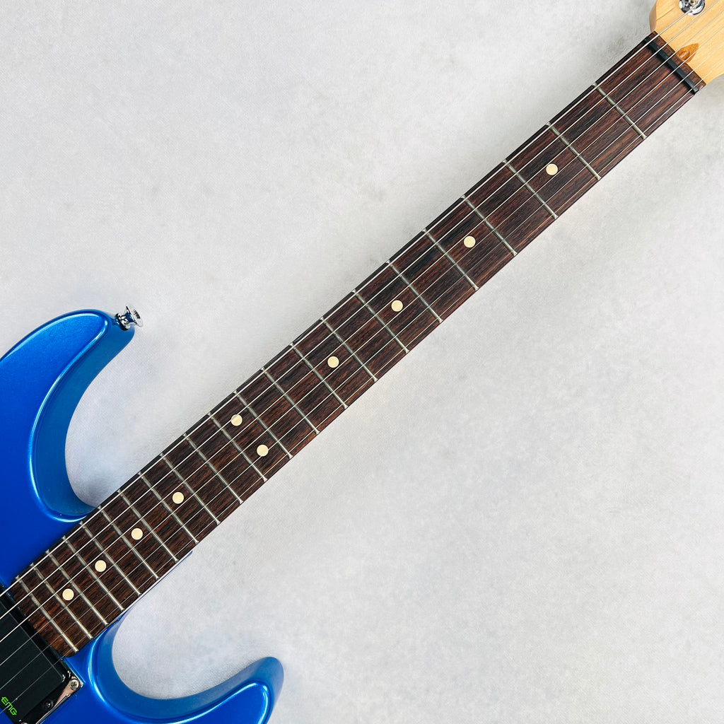 Warmoth Partscaster with EMG Kirk Hammett Bone Breaker Pickups 2020s - Metallic Blue - 7