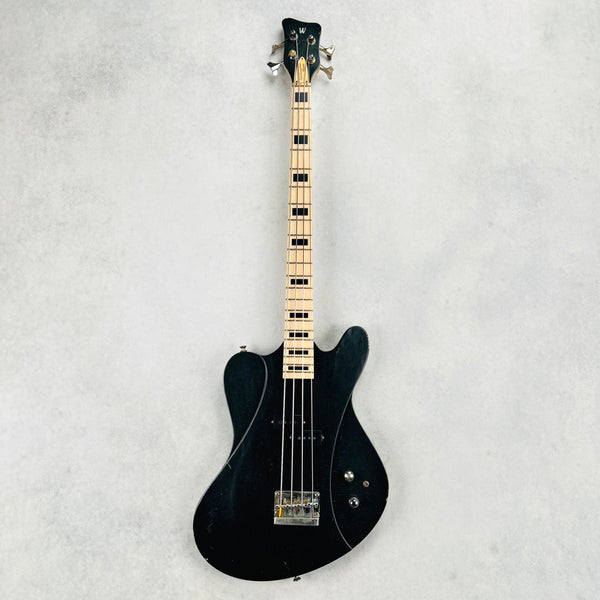 Warwick Custom Shop Masterbuilt Idolmaker Previously Owned By Juan Alderete 2018 - Aged Black - 2
