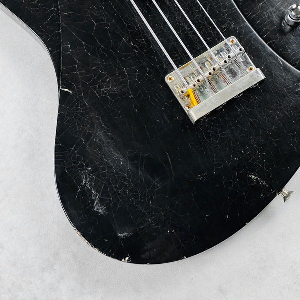 Warwick Custom Shop Masterbuilt Idolmaker Previously Owned By Juan Alderete 2018 - Aged Black - 4