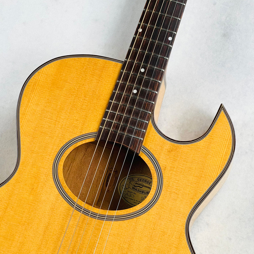 Washburn EA-30 Cutaway Acoustic-Electric 1989 - Natural - 3