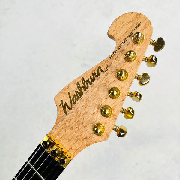 Washburn N4 Walnut Nuno Bettencourt Signature 2014 - Natural - 9