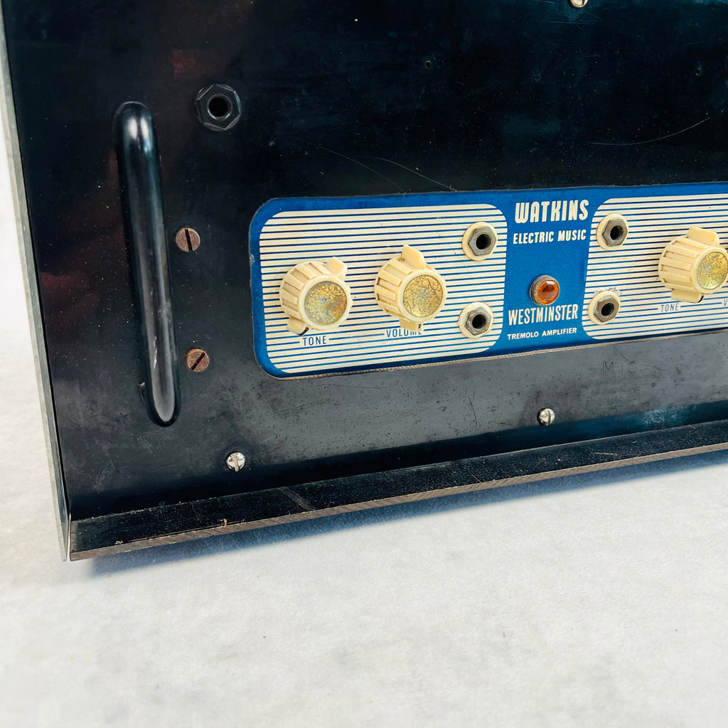 Watkins Westminster Tremolo 14w Amplifier Head 240v 1962 - Black - 3