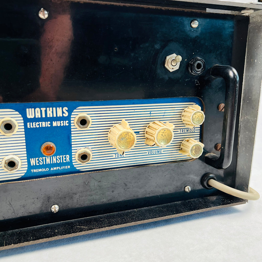 Watkins Westminster Tremolo 14w Amplifier Head 240v 1962 - Black - 5