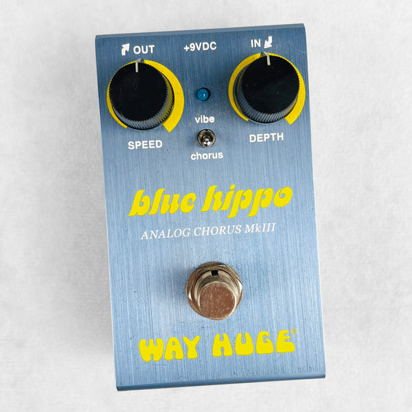 Way Huge WM61 Smalls Blue Hippo Analog Chorus Pedal - Blue - 1