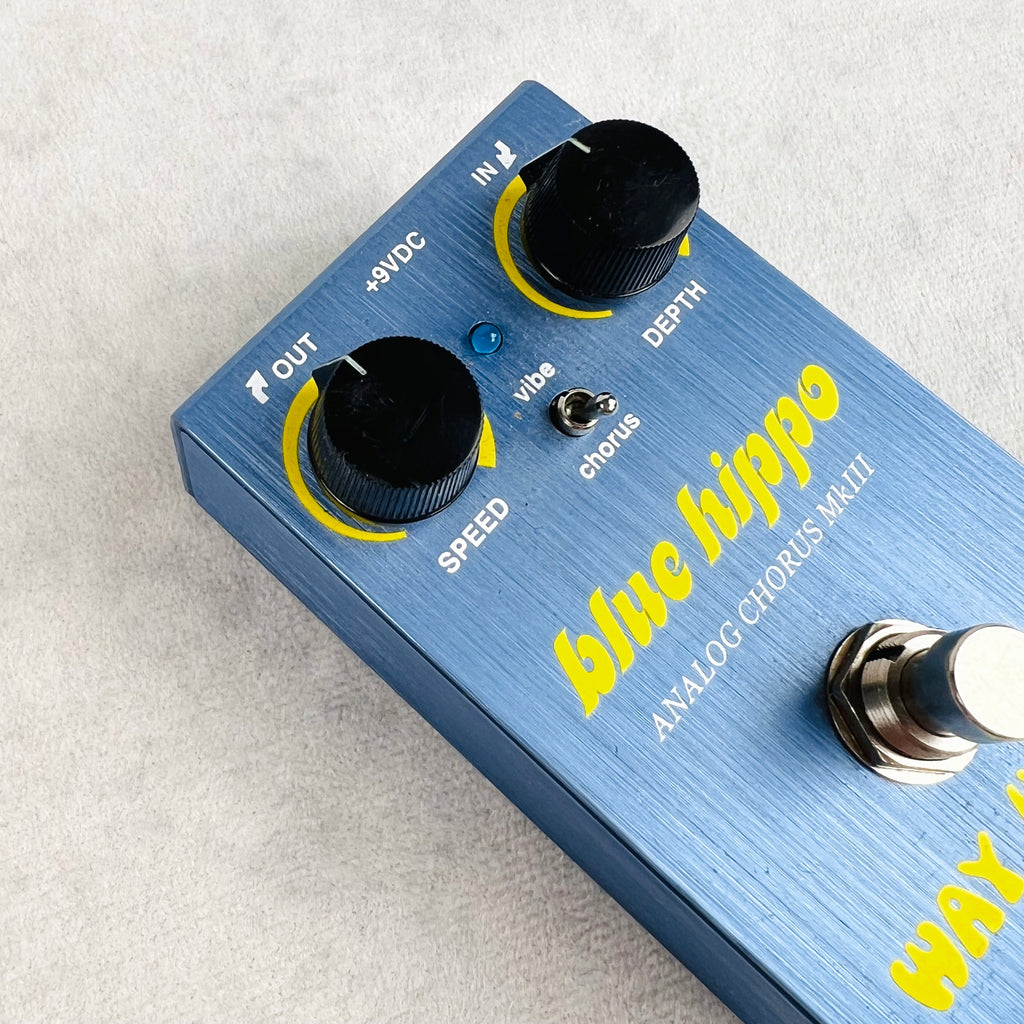 Way Huge WM61 Smalls Blue Hippo Analog Chorus Pedal - Blue - 2
