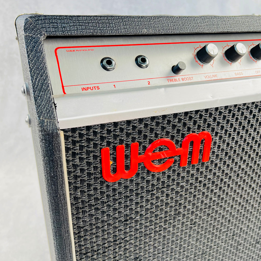 1973 WEM Westminster 15 1x12" Combo Guitar Vintage Amplifier - Black - 2