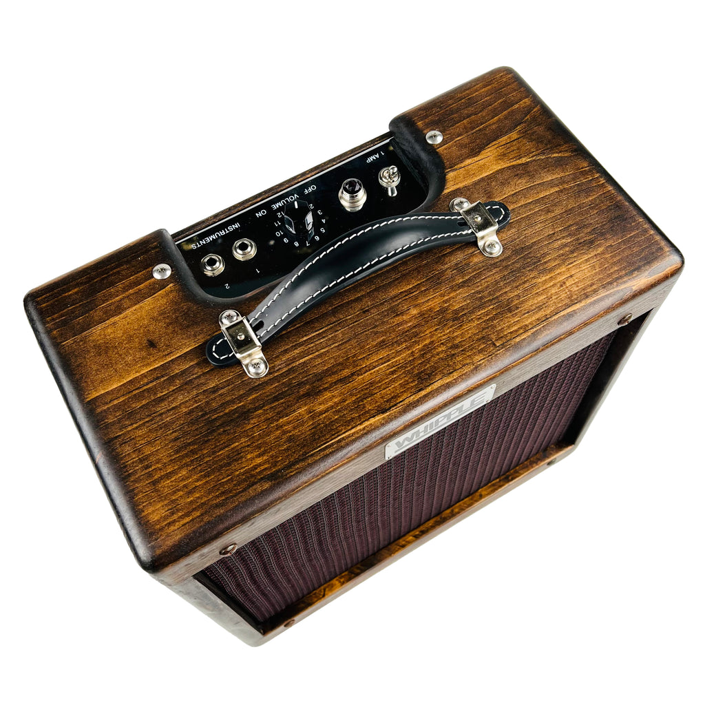 Whipple EL 1x10" Tube Combo Amplifier - Walnut & Oxblood - 2