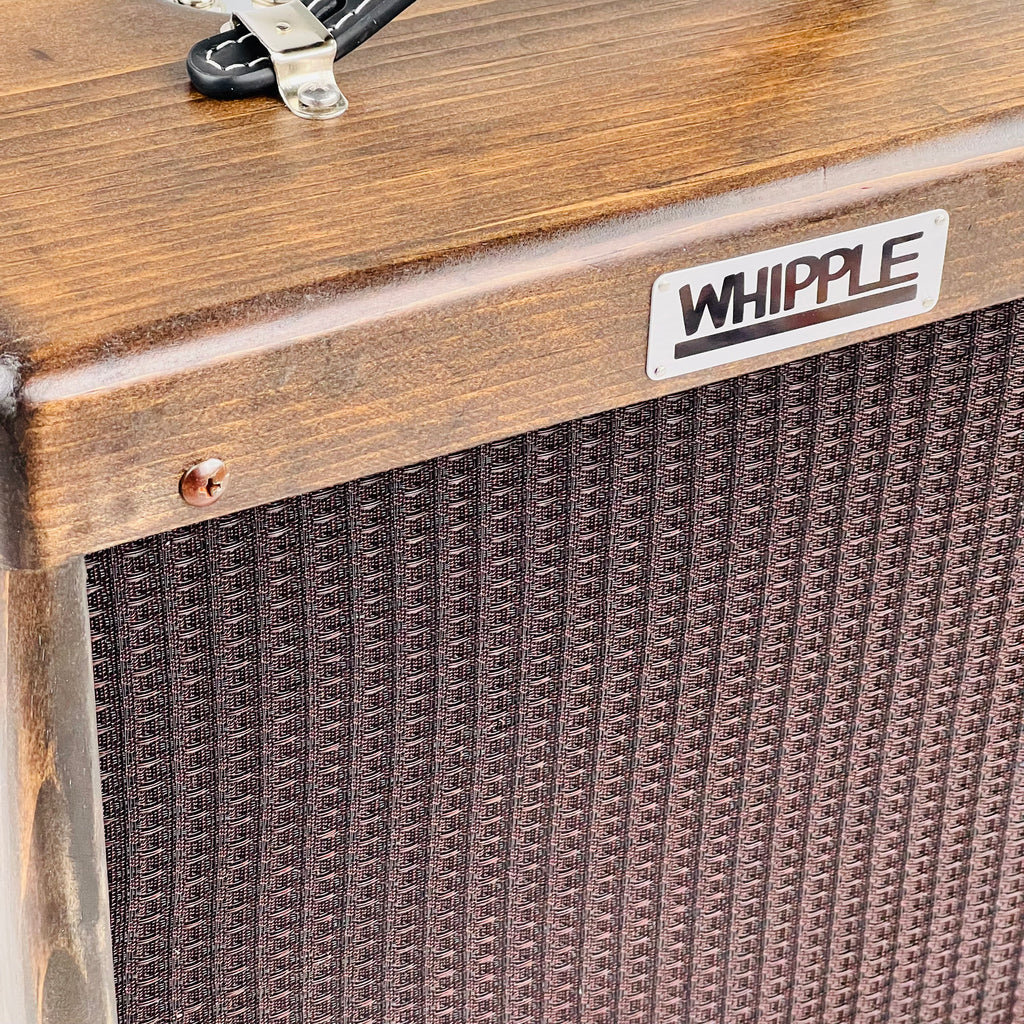 Whipple EL 1x10" Tube Combo Amplifier - Walnut & Oxblood - 3