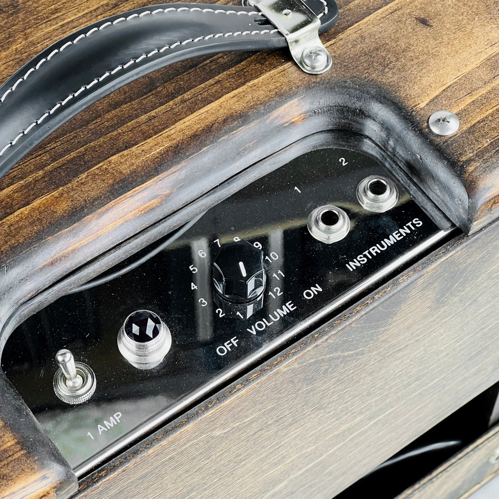 Whipple EL 1x10" Tube Combo Amplifier - Walnut & Oxblood - 7