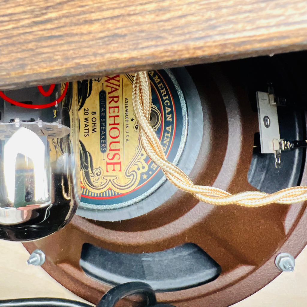 Whipple EL 1x10" Tube Combo Amplifier - Walnut & Oxblood - 9