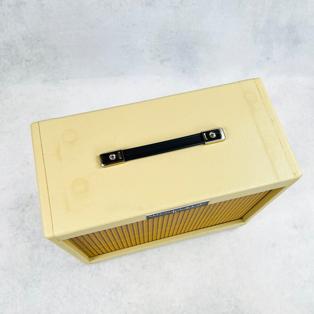 Winfield Cyclone Amplifier Head & 1x12" Cabinet Stack 2012 - Cream - 7