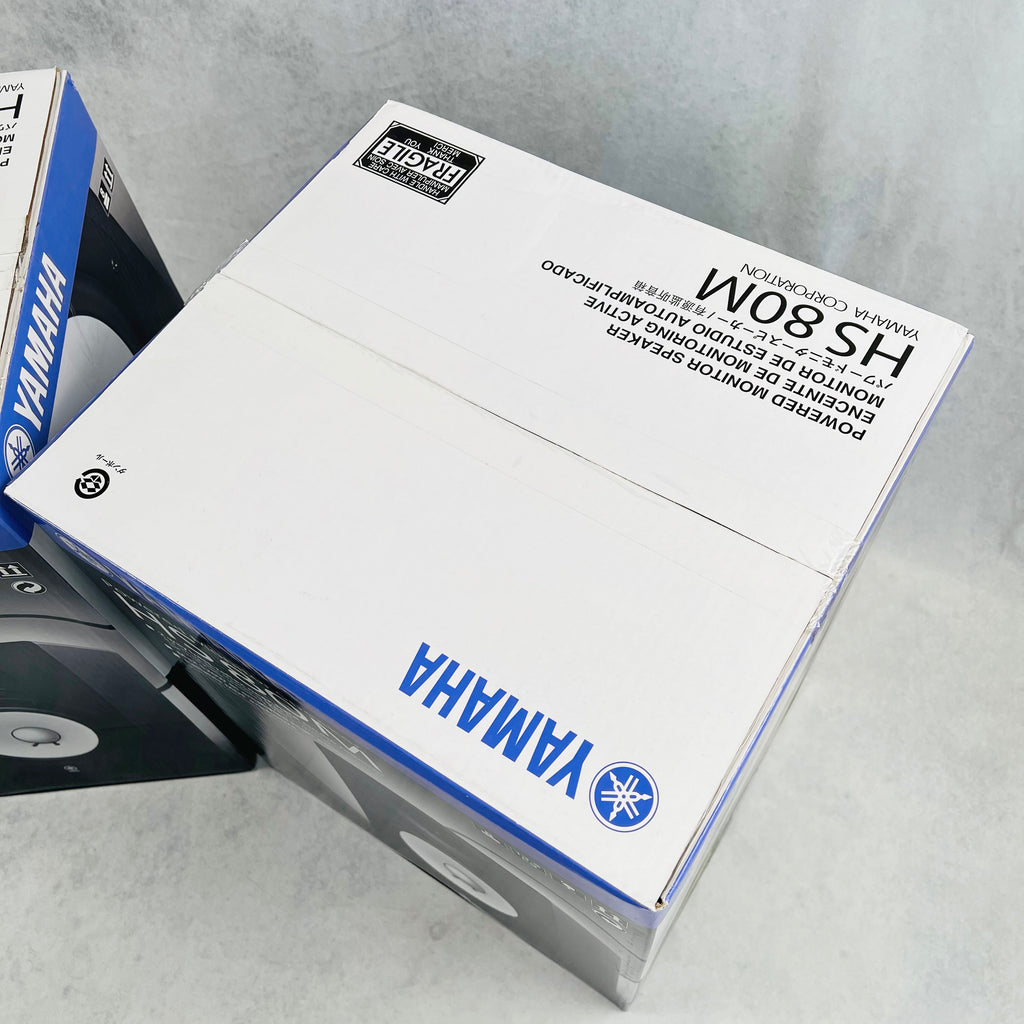 Yamaha HS80M Powered Studio Monitor Pair NOS NIB - Black - 3
