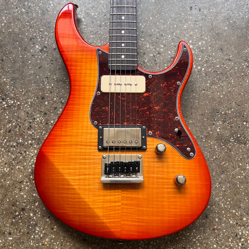 Yamaha PAC611HFM Pacifica - Light Amber Burst - 1