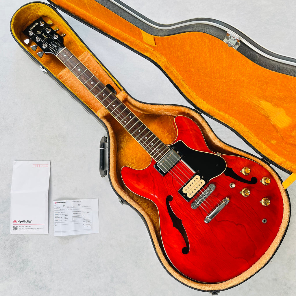 Yamaha SA-700 Super Axe 1977 - Transparent Red - 20