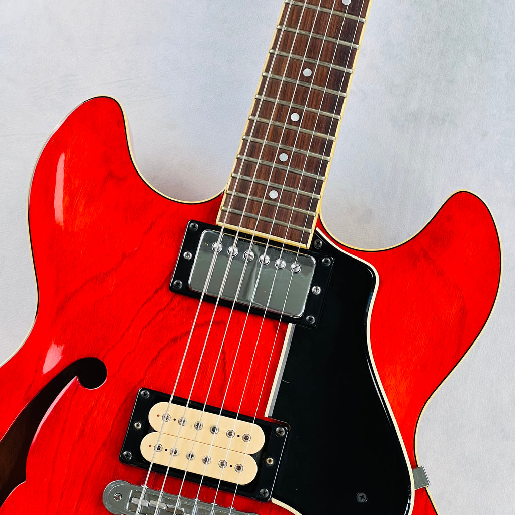 Yamaha SA-700 Super Axe 1977 - Transparent Red - 3