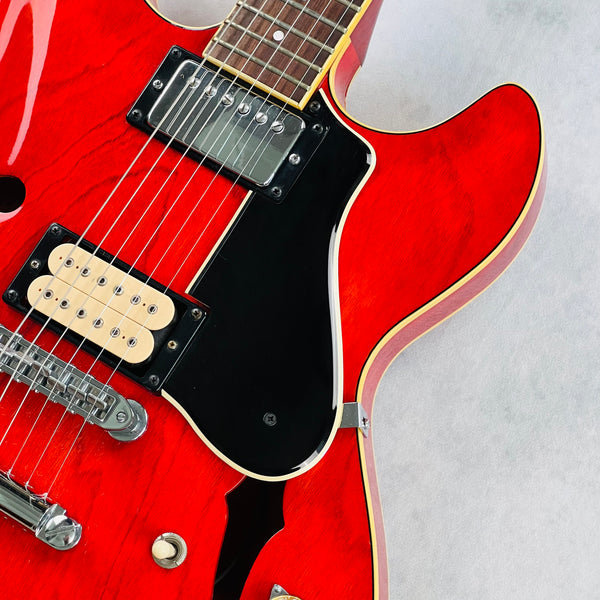 Yamaha SA-700 Super Axe 1977 - Transparent Red - 6