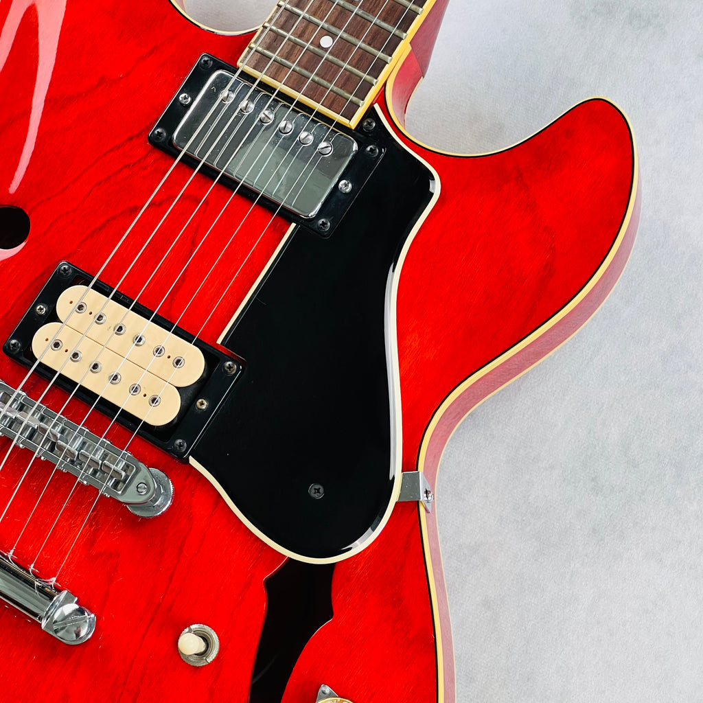 Yamaha SA-700 Super Axe 1977 - Transparent Red - 6