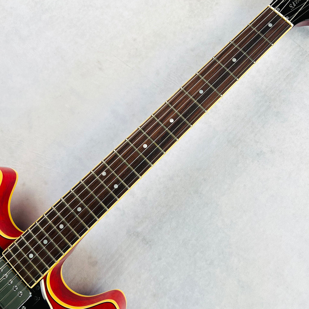 Yamaha SA-700 Super Axe 1977 - Transparent Red - 8
