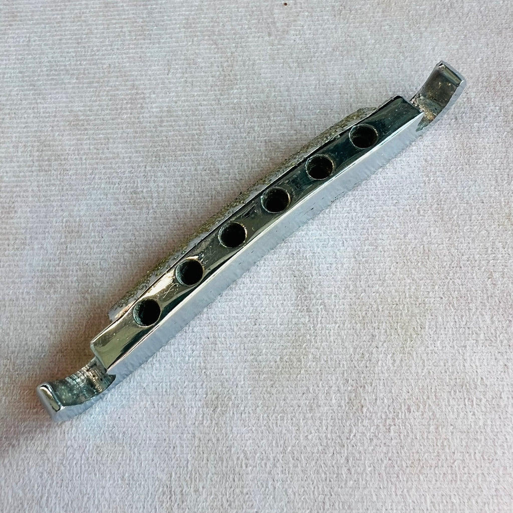 Gibson Stop Bar Tailpiece 1970s - Chrome - 5