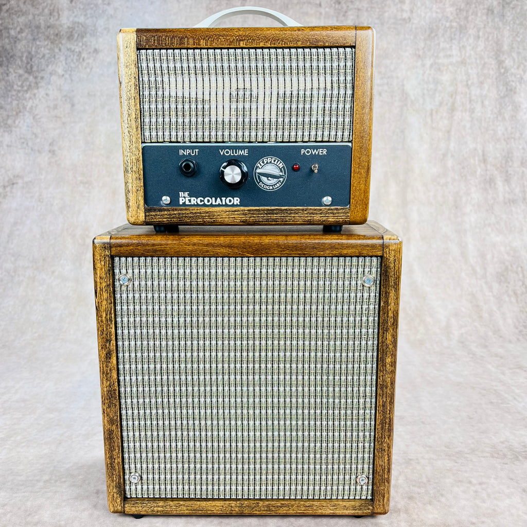 Zeppelin Design Labs Percolator 2w Tube Head & 1x8" Cabinet - Walnut - 1