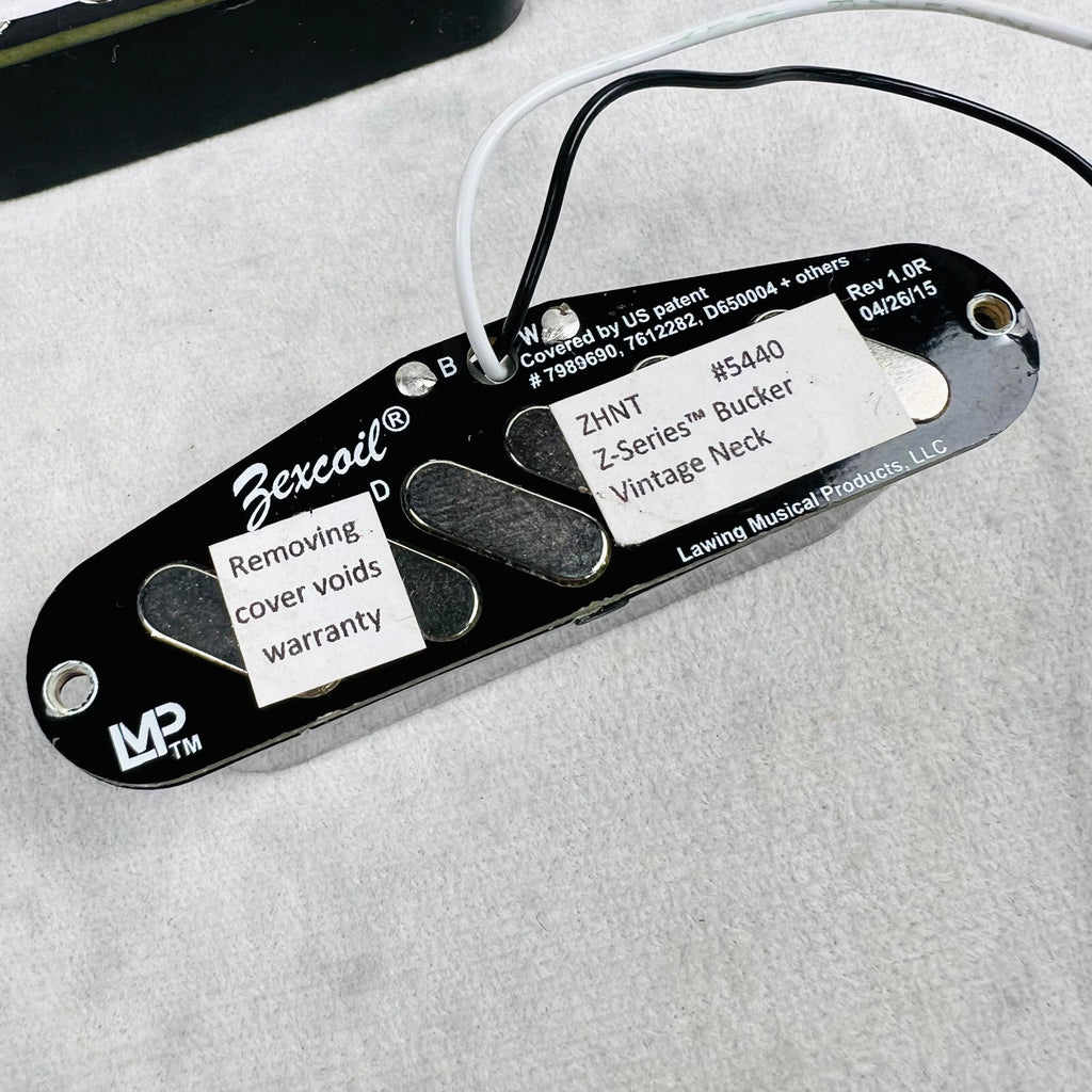 Zexcoil Z Series Vintage Bucker Humbucker Set with Reverse Bridge - Black - 5