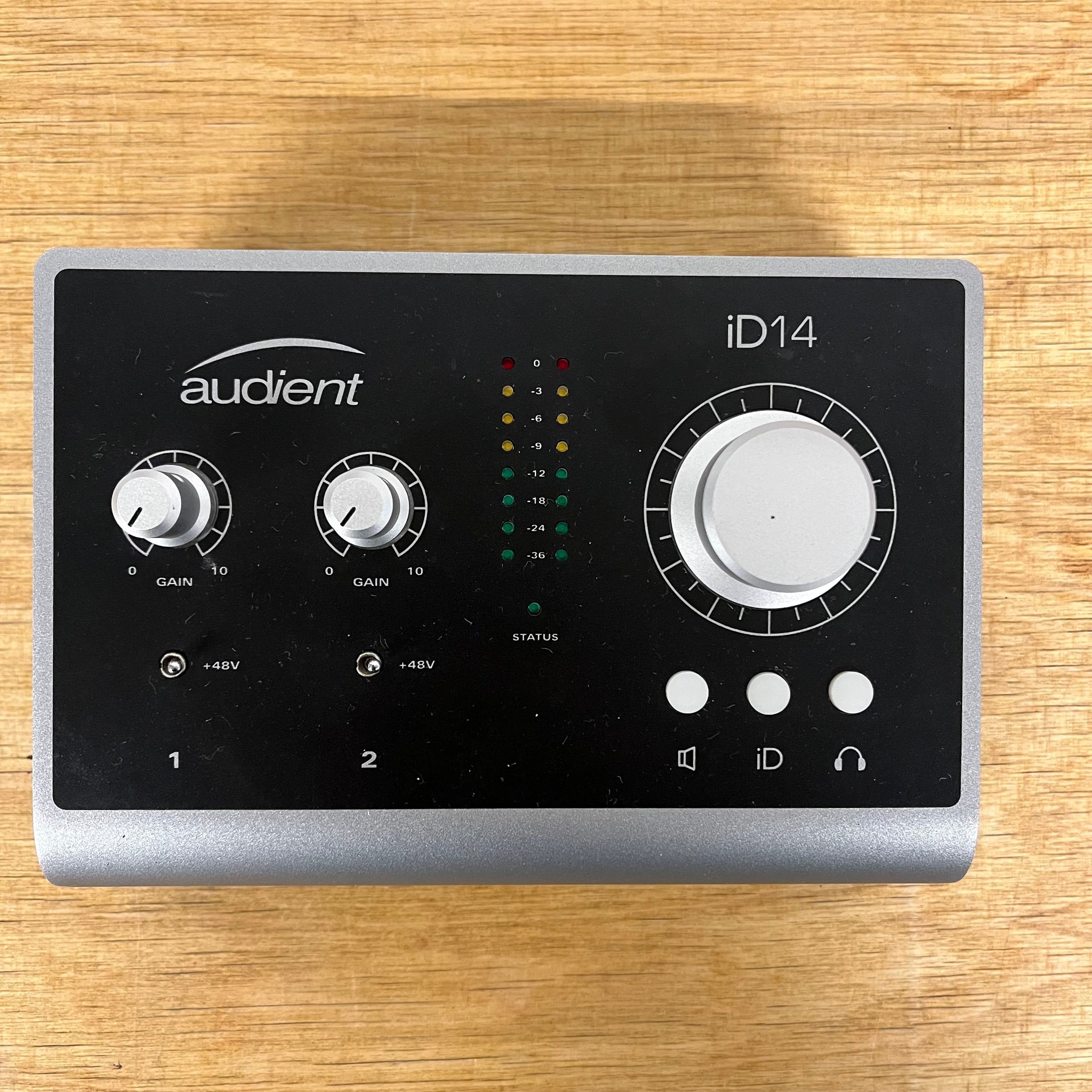 Audient iD14 Desktop USB Audio Interface 2010s - Black | Tone Wolf
