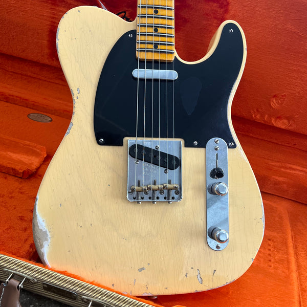 Fender Custom Shop 1950 Double Esquire 2018 - Faded NoCaster Blonde Journeyman Relic